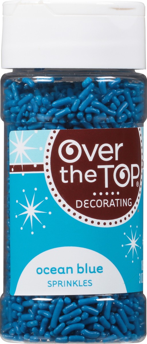 slide 17 of 17, Over The Top Decorating Ocean Blue Sprinkles 3 oz, 3 oz