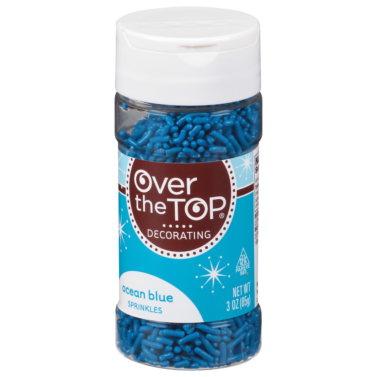 slide 16 of 17, Over The Top Decorating Ocean Blue Sprinkles 3 oz, 3 oz