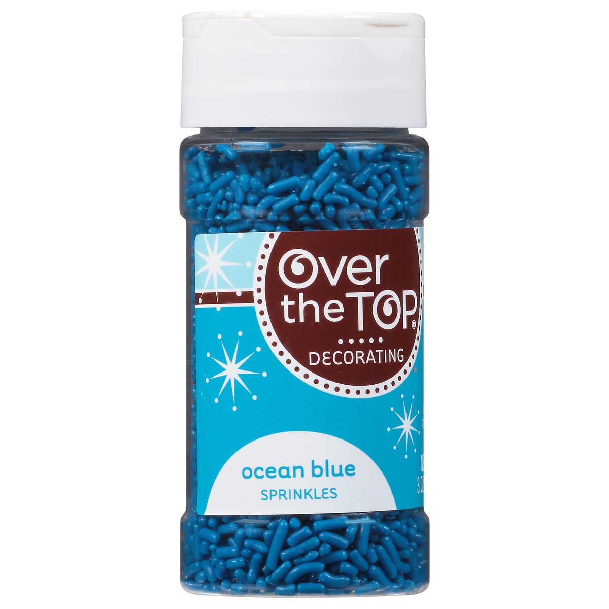 slide 4 of 17, Over The Top Decorating Ocean Blue Sprinkles 3 oz, 3 oz