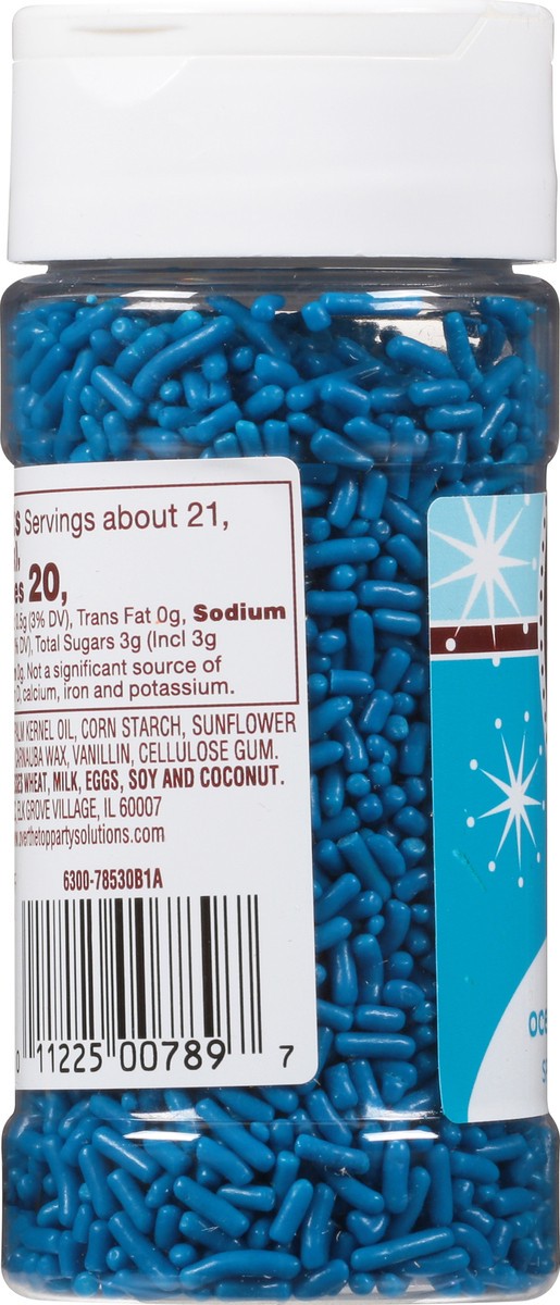 slide 11 of 17, Over The Top Decorating Ocean Blue Sprinkles 3 oz, 3 oz