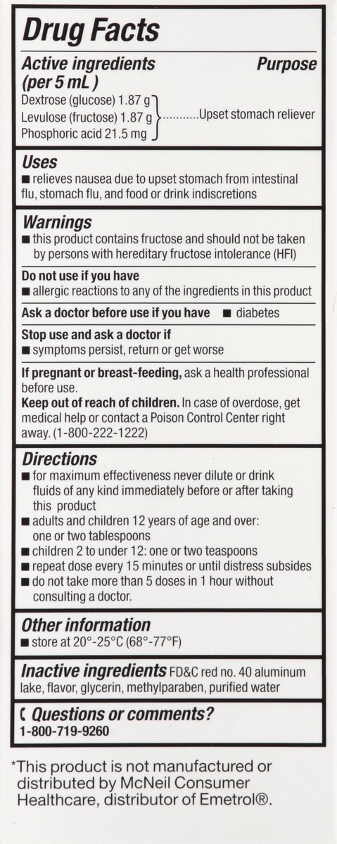 slide 5 of 5, Rite Aid Ra Anti Nausea Chry Liq 4Z, 4 oz