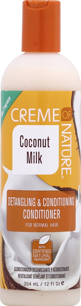 slide 3 of 4, Creme of Nature Coconut Milk Detangling Conditioner, 12 fl oz
