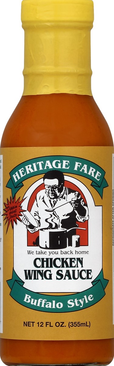 slide 2 of 2, Heritage Fare Buffalo Style Chicken Wing Sauce, 12 fl oz