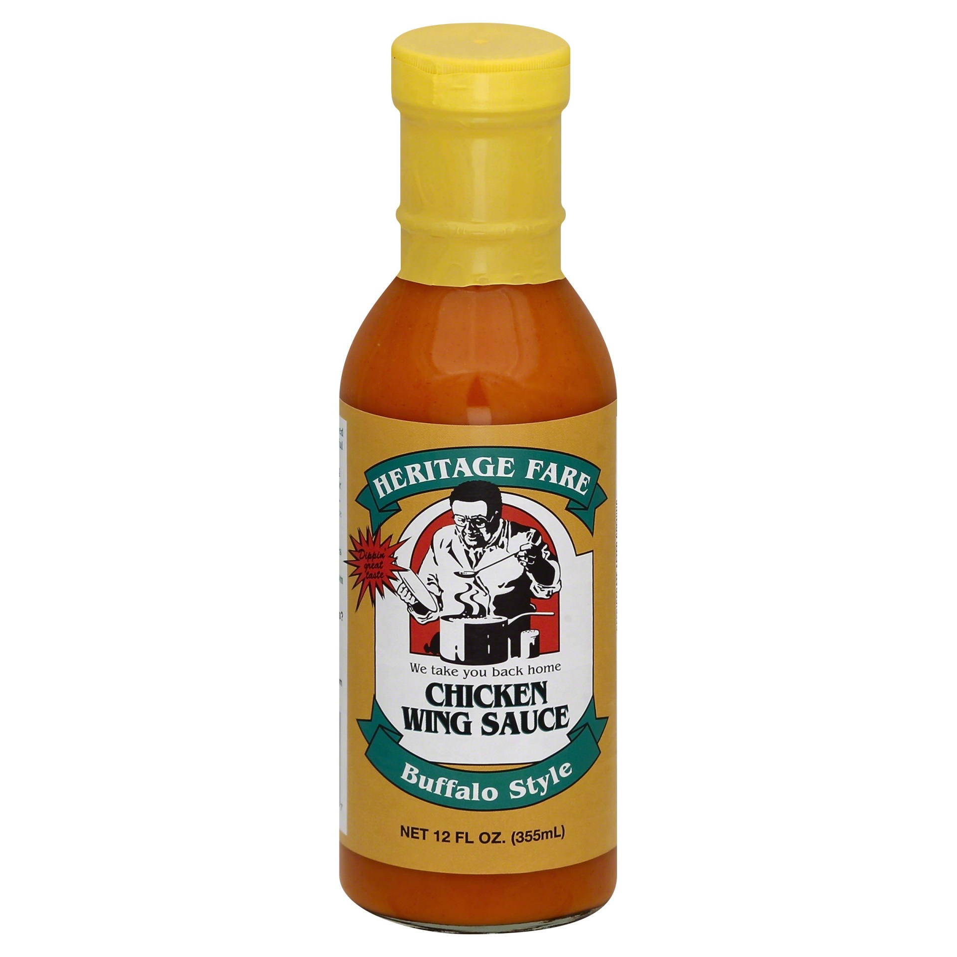 slide 1 of 2, Heritage Fare Buffalo Style Chicken Wing Sauce, 12 fl oz