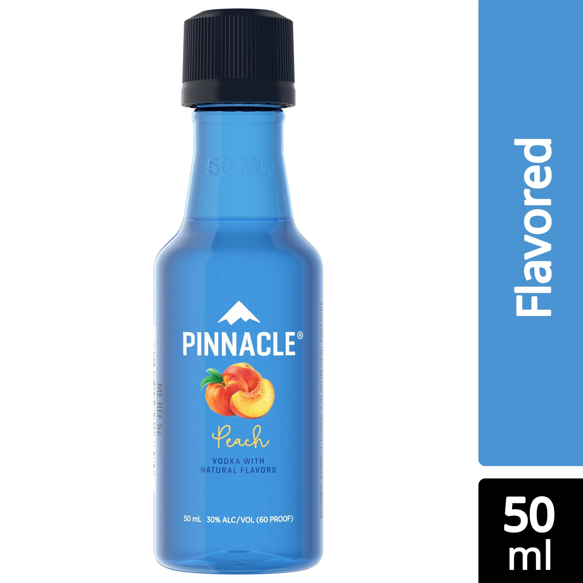 slide 1 of 4, Pinnacle Peach Flavored Vodka 50 ml, 50 ml