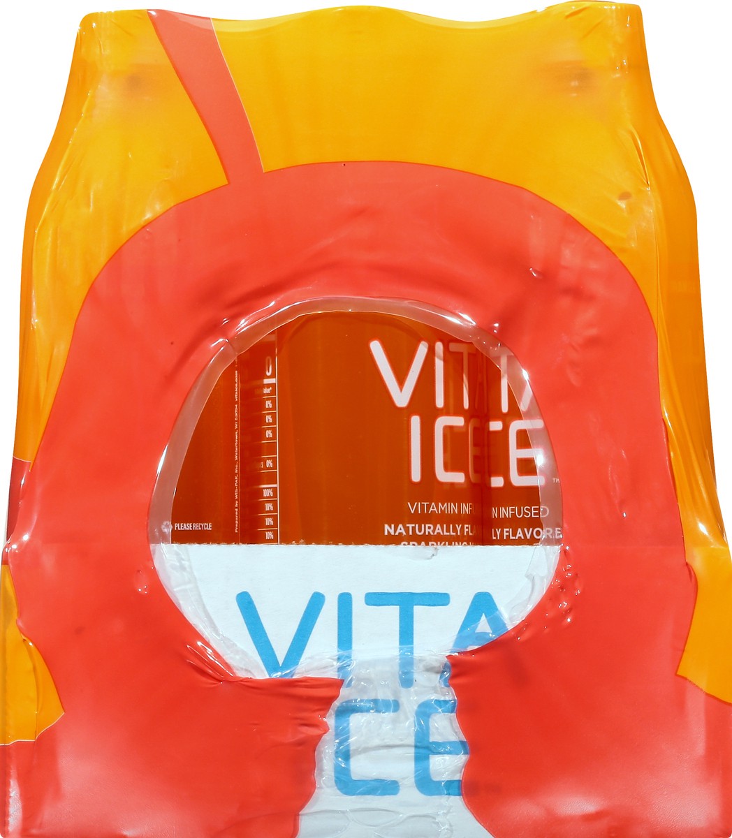 slide 13 of 13, Vita Ice 12 Pack Orange Mango Sparkling Water 12 ea - 12 ct, 12 ct