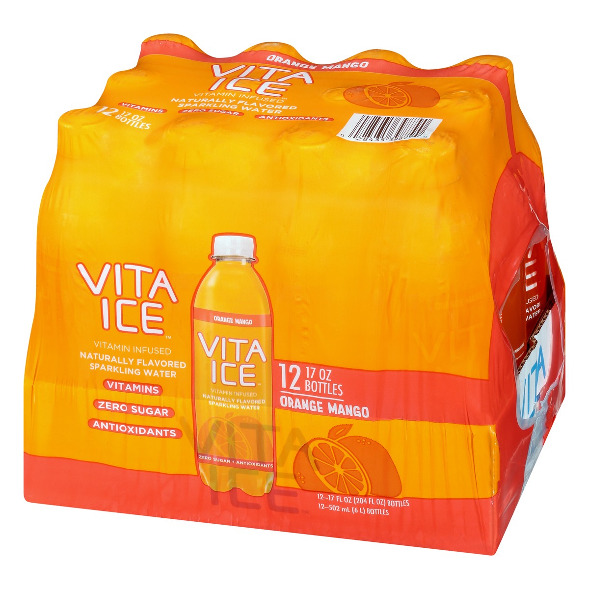 slide 12 of 13, Vita Ice 12 Pack Orange Mango Sparkling Water 12 ea - 12 ct, 12 ct