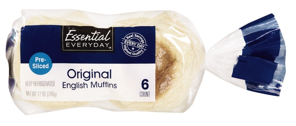 slide 1 of 1, Essential Everyday Original English Muffins 6Cnt, 12 oz