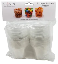Viovia 5.5 Ounce Portion Cups 20 Count