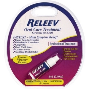 slide 1 of 1, Releev Oral Care Treatment, 0.1 oz