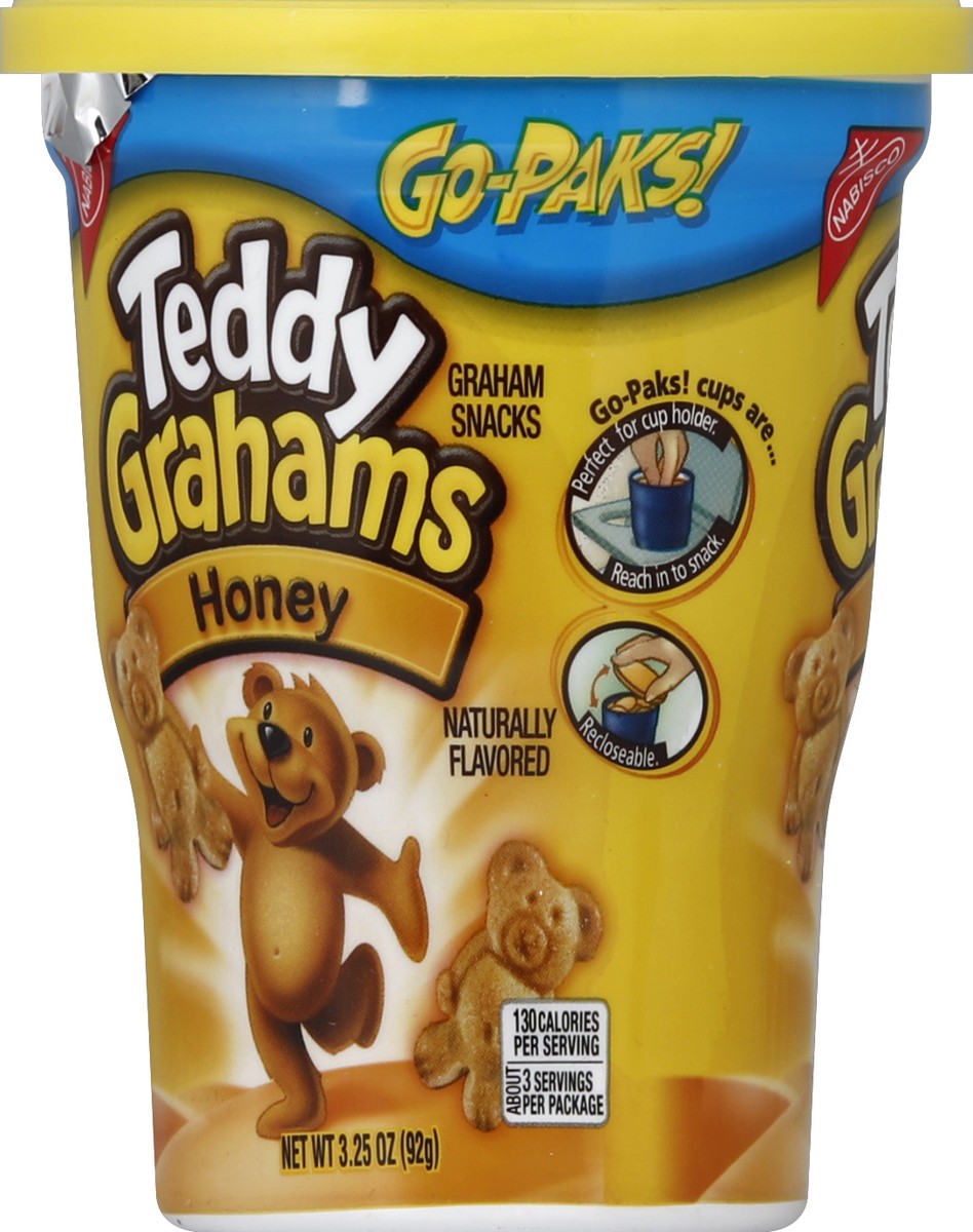slide 3 of 6, Nabisco Teddy Grahams Cookies Honey Go Cup, 4 oz