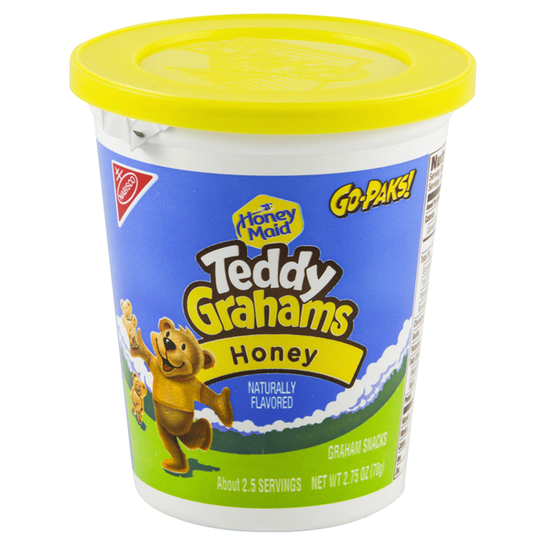 slide 1 of 6, Nabisco Teddy Grahams Cookies Honey Go Cup, 4 oz
