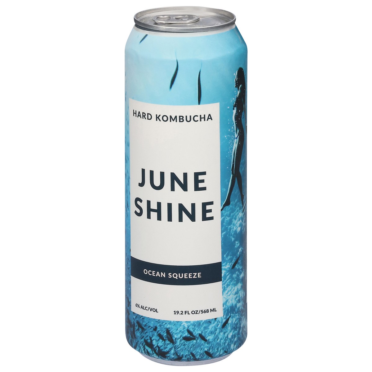 slide 11 of 13, Juneshine Hard Kombucha Ocean Squeeze 19.2 Oz Can - 19.2 FZ, 19.20 fl oz