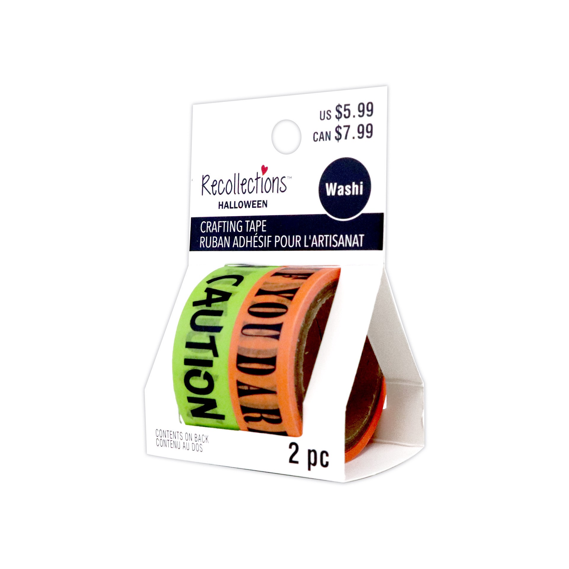 slide 2 of 3, Halloween Washi Tape Set By Recollections, 5 yd