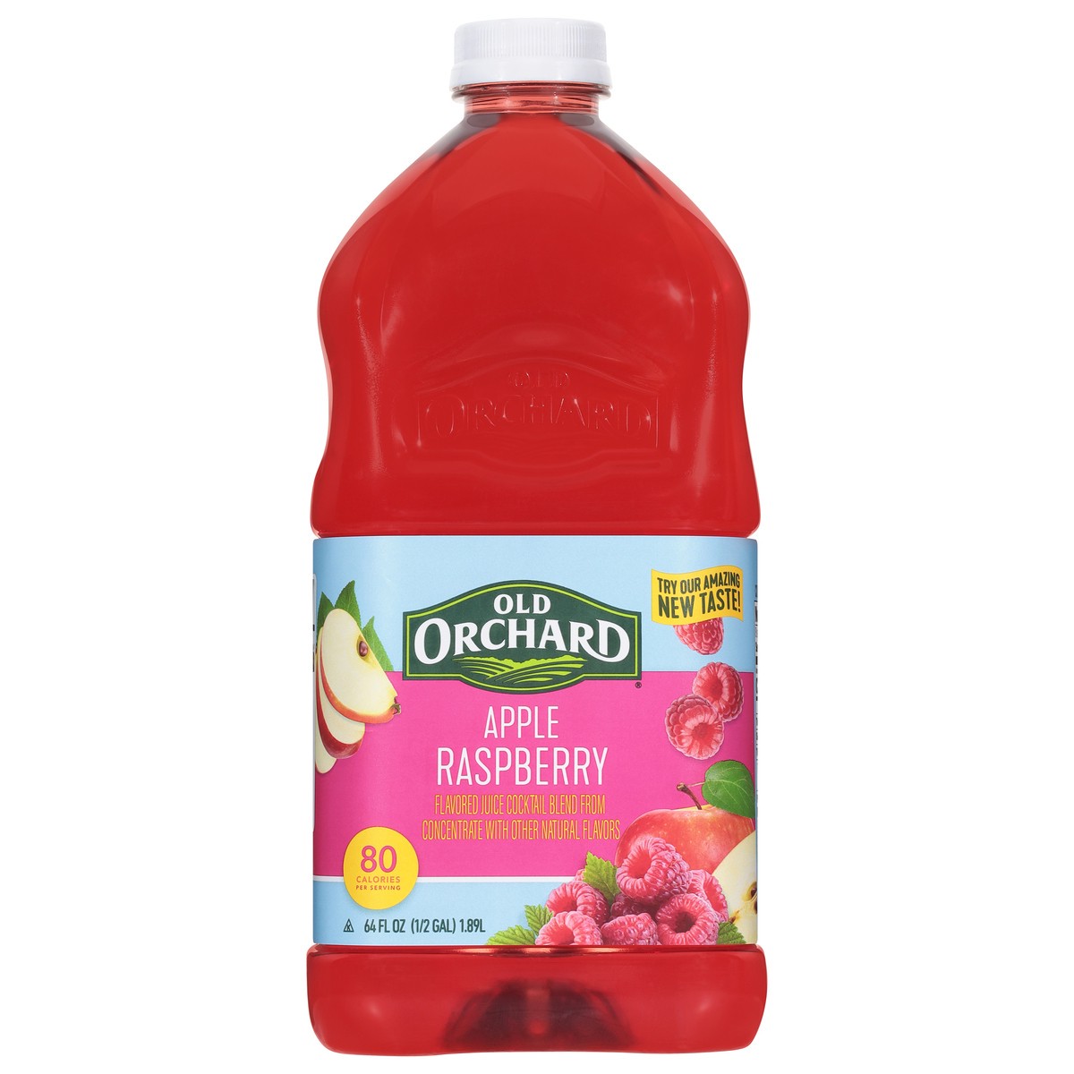 slide 1 of 9, Old Orchard Apple Raspberry Juice 20% - 64 fl oz, 64 fl oz