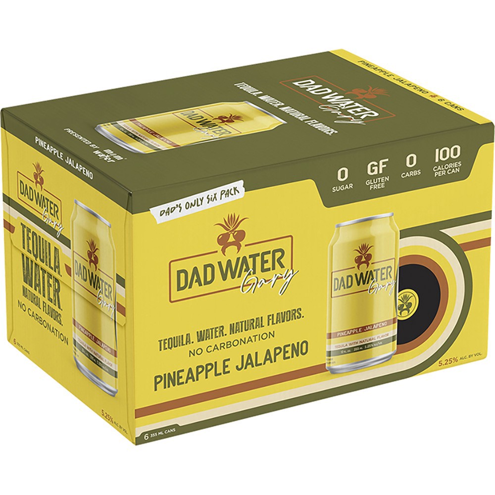 slide 1 of 1, Dad Water Gary, 6 ct; 12 oz