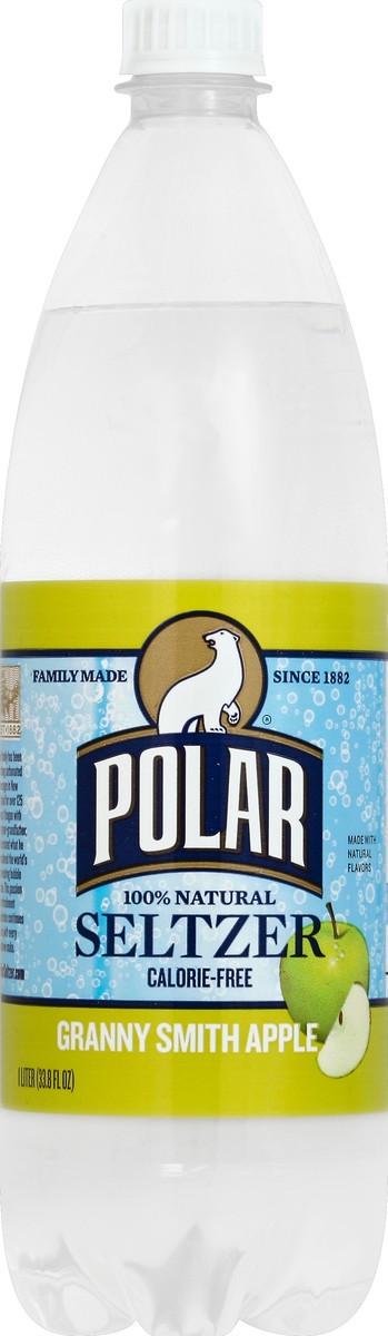 slide 3 of 4, Polar Granny Smith Apple Seltzer - 33.8 oz, 33.8 oz