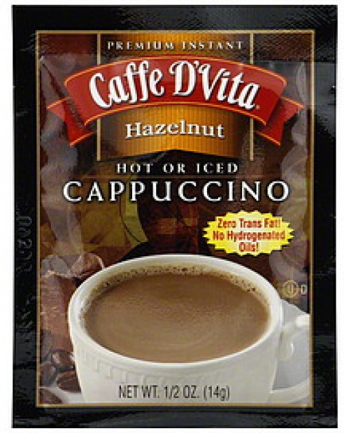 slide 1 of 1, Caffe D'Vita Hazelnut Cappuccino Mix, 0.5 oz