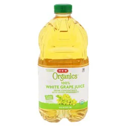 H-E-B Organics 100% White Grape Juice