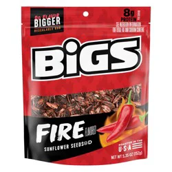 BIGS Taco Bell Fire Sauce Flavored Sunflower Seeds, Spicy Sunflower Seeds, 5.35 oz.