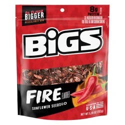 BIGS Taco Bell Fire Sauce Flavored Sunflower Seeds, Spicy Sunflower Seeds, 5.35 oz.