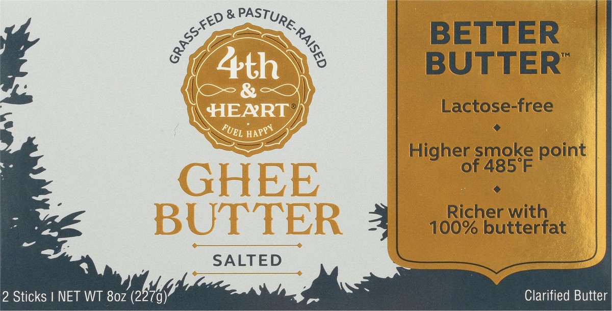 slide 7 of 14, 4Th & Heart Ghee Salted Butter Sticks, 2 ct; 8 oz