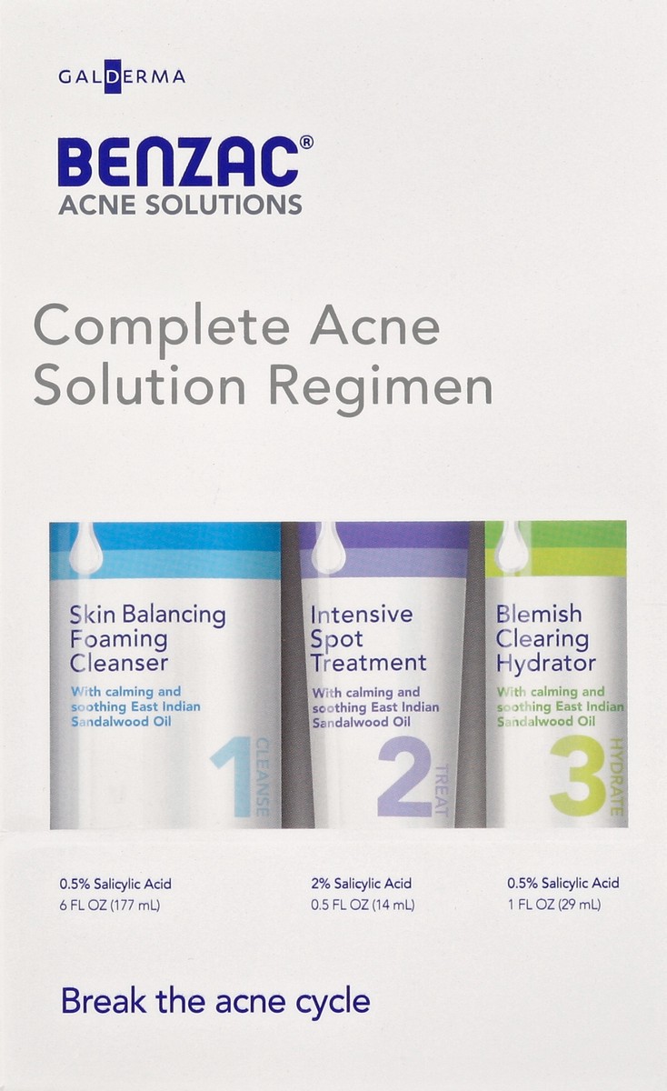 slide 1 of 5, Benzac Complete Acne Solution Regimen 1 ea, 7.5 oz