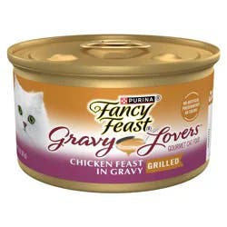 Fancy Feast Purina Fancy Feast Gravy Lovers Chicken Feast in Gravy Gourmet Cat Food in Wet Cat Food Gravy - 3 oz. Can