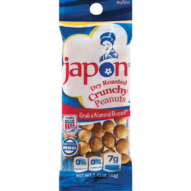 slide 1 of 1, Japon Dry Roasted Crunchy Peanuts, 1.41 oz