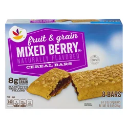 Giant Fruit & Grain Mixed Berry Cereal Bars - 8 ct