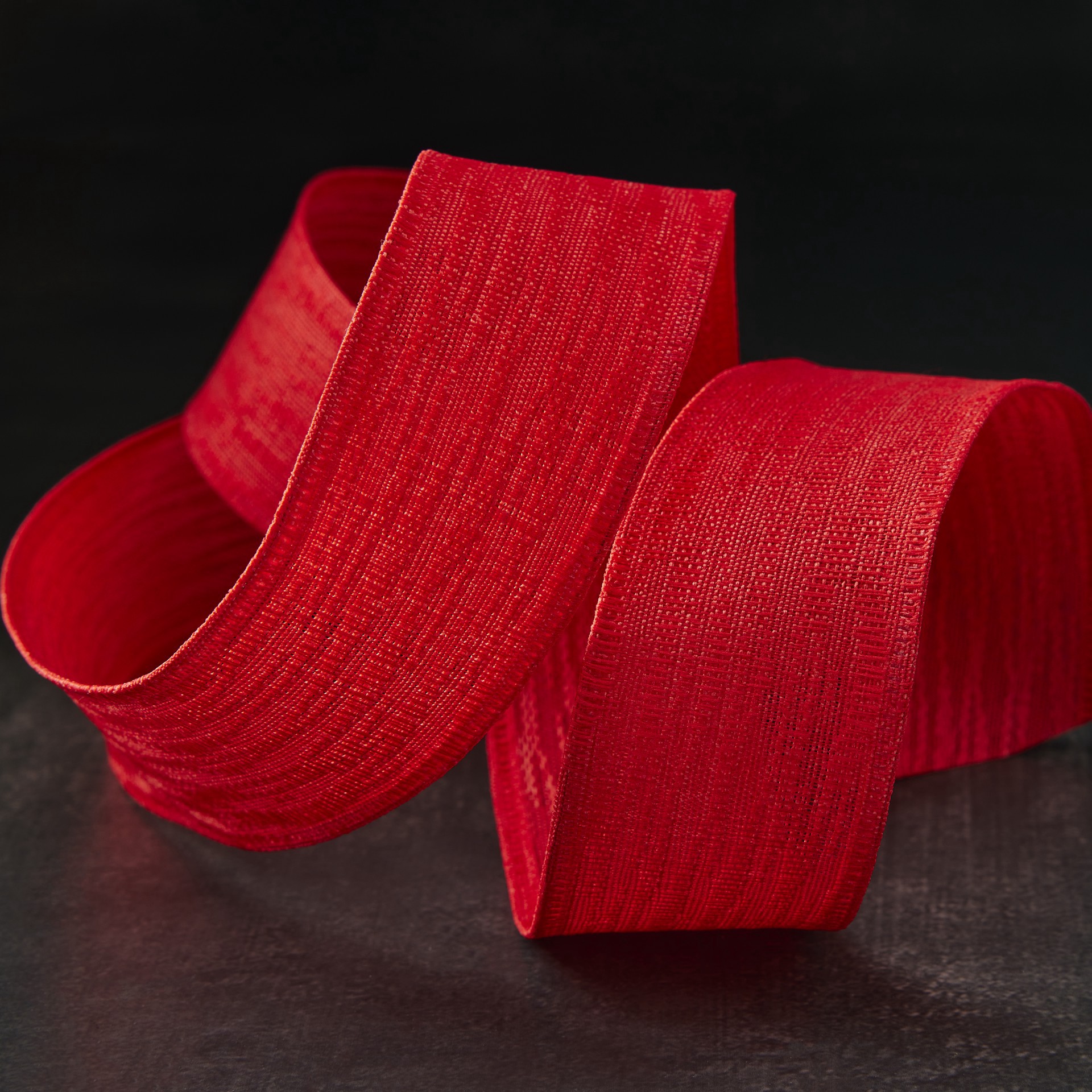 slide 4 of 4, 1.5" X 3yd. Red Wired Ribbon By Celebrate It Classic, 1.5 in x 3 yd