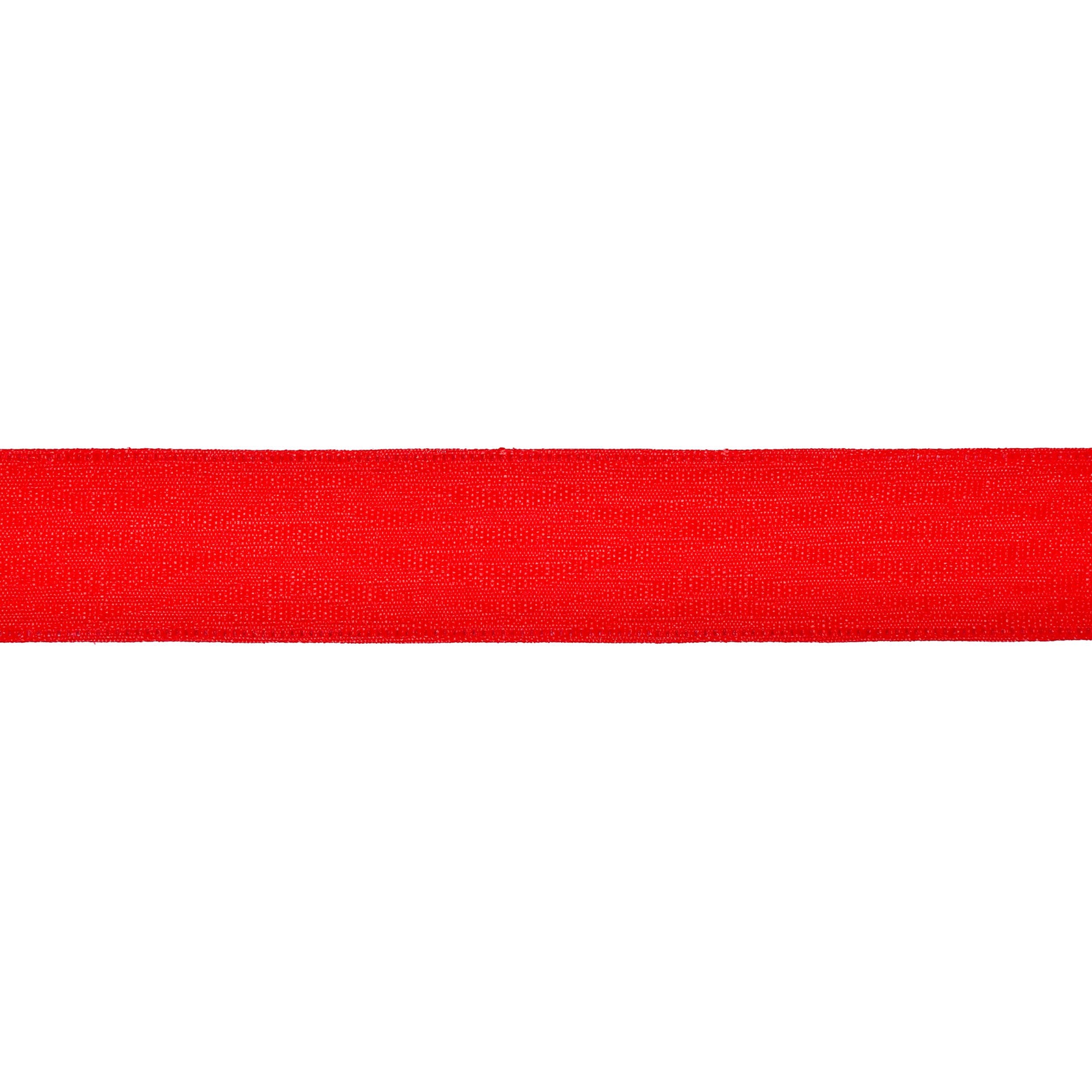 slide 3 of 4, 1.5" X 3yd. Red Wired Ribbon By Celebrate It Classic, 1.5 in x 3 yd