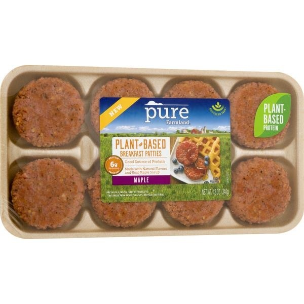 Pure Farmland Maple PlantBased Breakfast Patties 12 oz