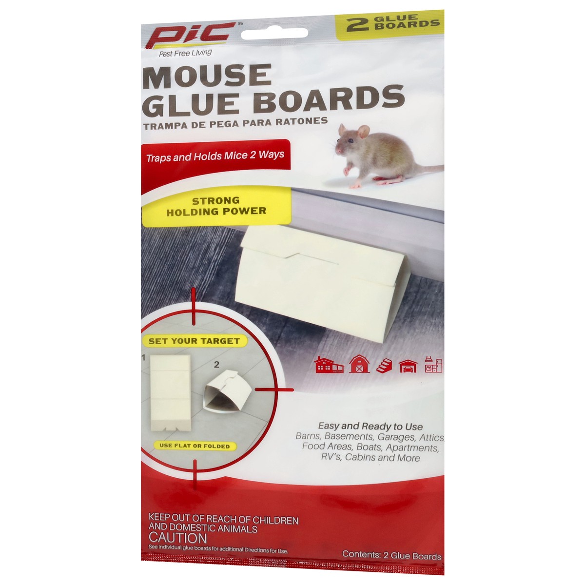 slide 11 of 11, PIC Mouse Glue Boards 2 ea, 2 ct