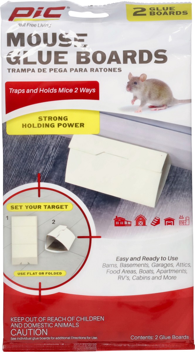 slide 10 of 11, PIC Mouse Glue Boards 2 ea, 2 ct