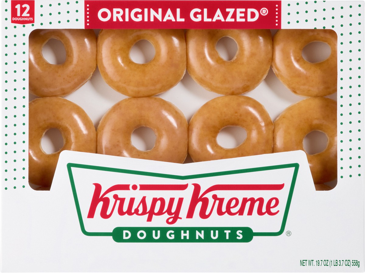 slide 1 of 7, Krispy Kreme 12-Count Original Glazed Doughnuts, 12 ct