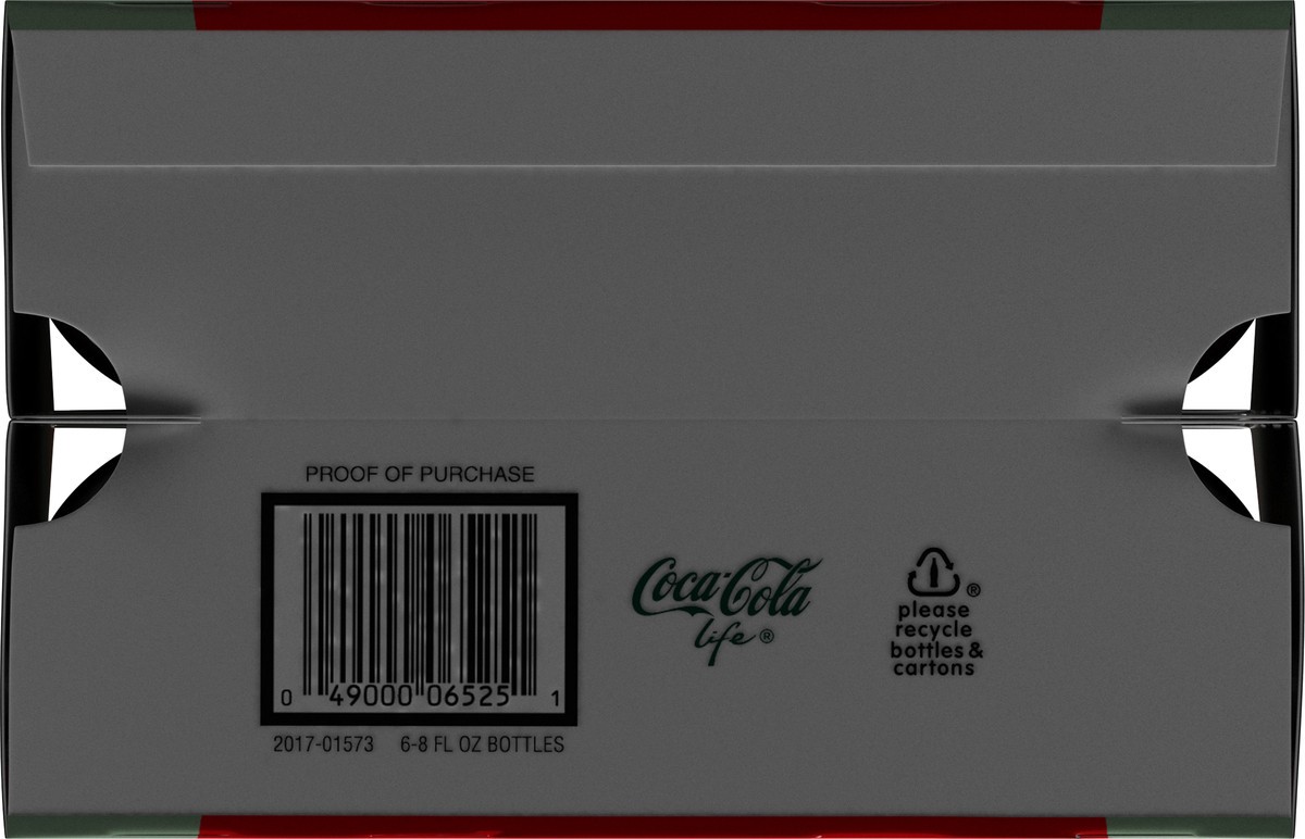 slide 6 of 10, Coca-Cola Life Cola 6 ea, 6 ct; 8 fl oz