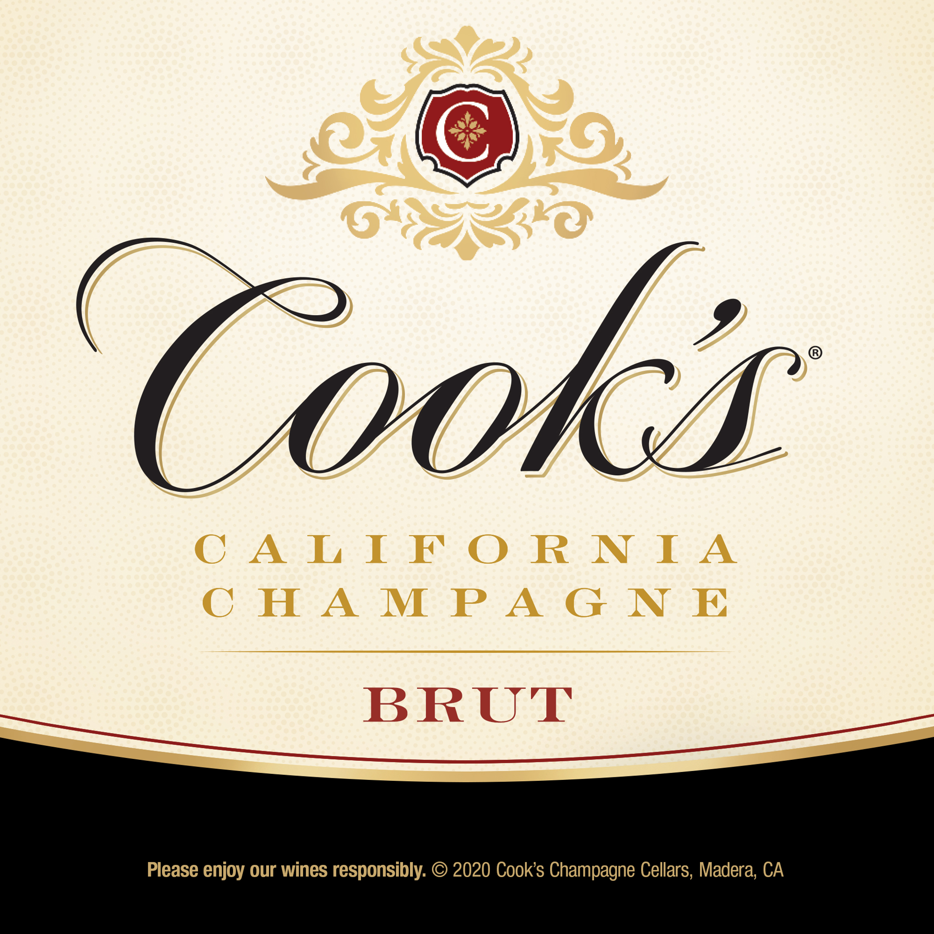 slide 7 of 7, Cook's California Champagne Brut White Sparkling Wine, 750 mL Bottle, 25.36 fl oz