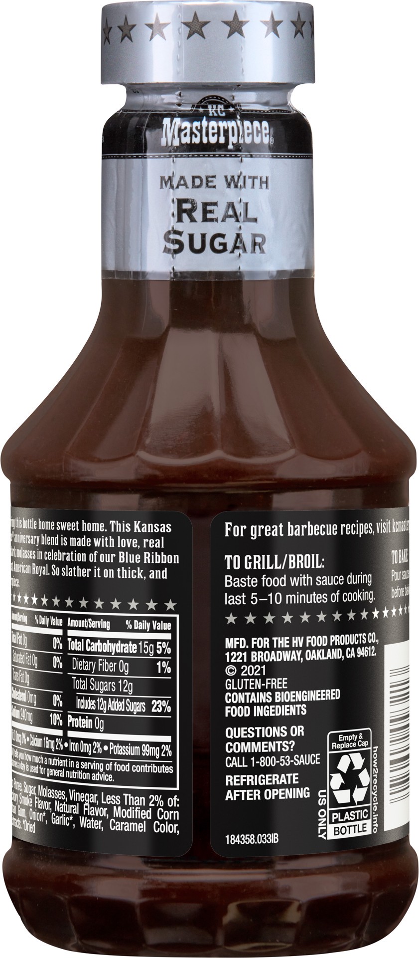 slide 4 of 5, KC Masterpiece Kansas City Classic Barbecue Sauce, 21 Ounces, 21 oz