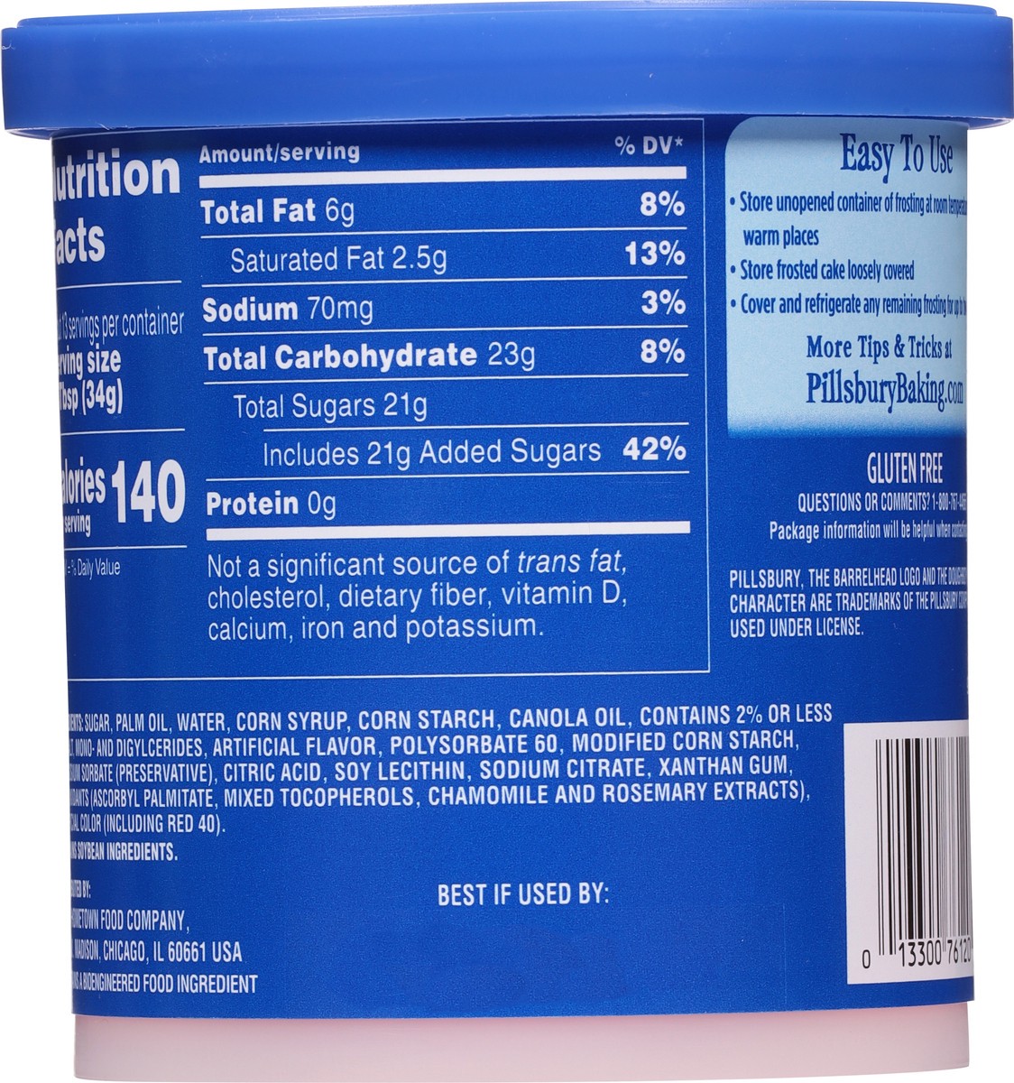 slide 12 of 14, Pillsbury Creamy Supreme Strawberry Frosting - 16 oz, 16 oz