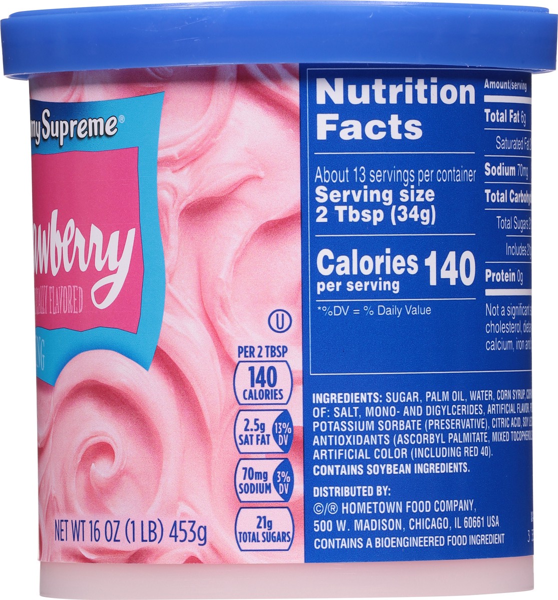 slide 11 of 14, Pillsbury Creamy Supreme Strawberry Frosting - 16 oz, 16 oz