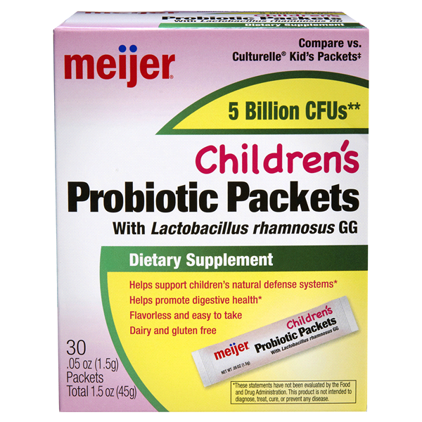 slide 1 of 1, Children’s Probiotic Packets, 30 ct