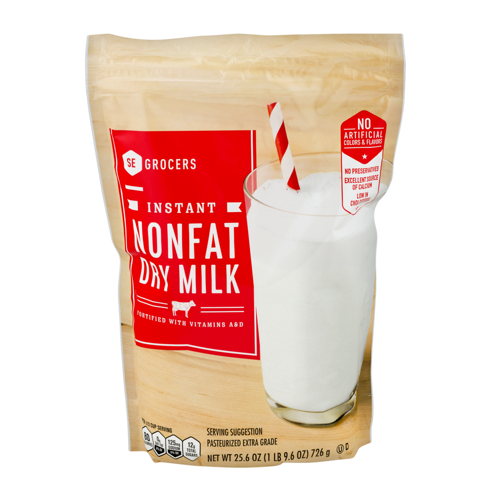 slide 1 of 1, SE Grocers Instant Nonfat Dry Milk, 8 qt