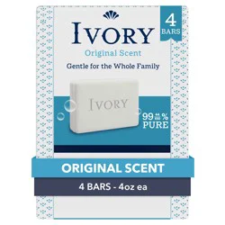 Ivory Bar Soap Original 4 Pack