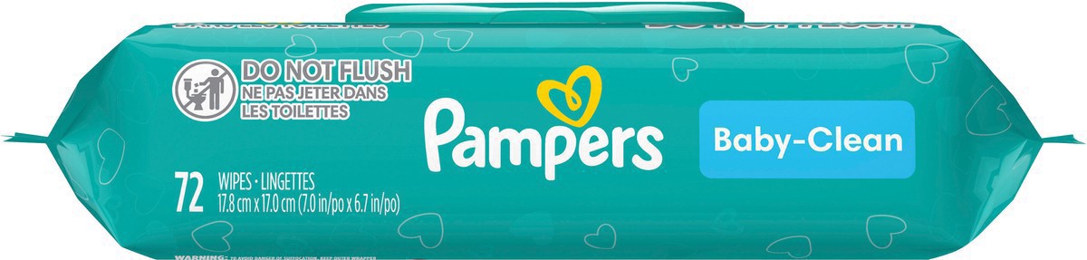 slide 4 of 21, Pampers Baby Clean Wipes Baby Fresh Scented 1X Pop-Top 72 Count, 72 ct