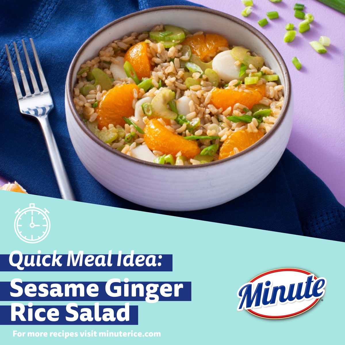 slide 5 of 9, Minute Brown Rice, 28 oz