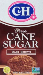 C&H Pure Cane Dark Brown Sugar 32 oz. Box