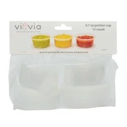 Viovia 6.7 oz Portion Cup, 12 Count