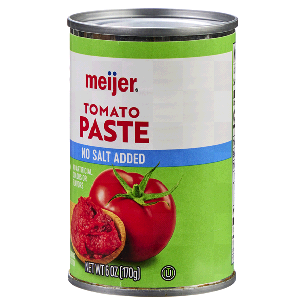 slide 7 of 29, Meijer No Salt Added Tomato Paste, 6 oz