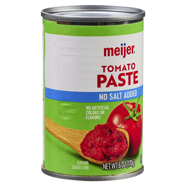 slide 16 of 29, Meijer No Salt Added Tomato Paste, 6 oz
